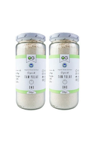 OG natural 2'li Organik Tam Yulaf Unu 240 Gr