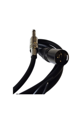 Xlr Erkek - 6.35mm Mono Jack Ses Kablosu 1.8 Metre Mikrofon Amfi Kablosu