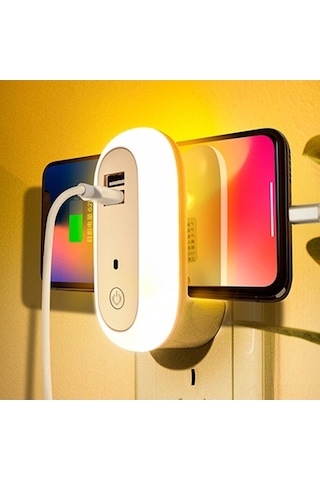 Besthome1 Uzun Oval Led Duvar Lambası - Uzaktan Kumandalı, Zamanlayıcı, Işık Ayarlı, 1w, Yatak Odası/ Salon/ Koridor İçin Diğer