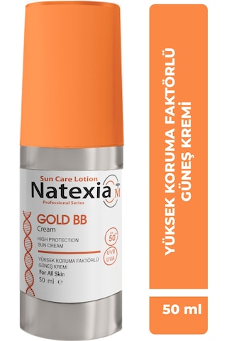 Natexia Gold Bb Renkli Güneş Kremi Spf50+ 50 Ml