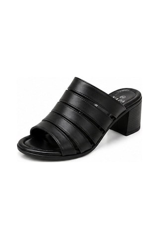 N Napa Shoe Np.1506.siyah.deri Terlik