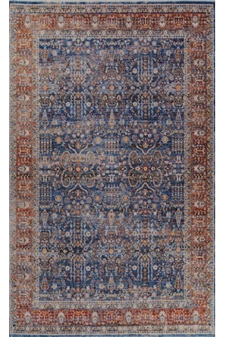Gabardin Halı 7/24 Serisi 1154 Lacivert Salon Oturma Yatak Odası Halısı Lacivert