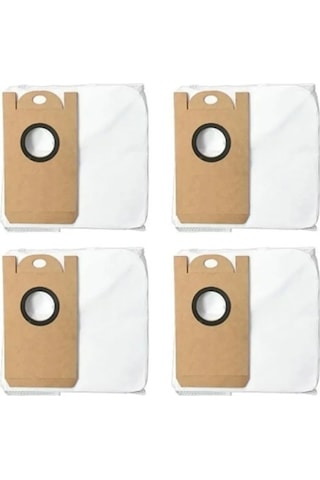 Srfn Ticaret Lydsto R1 Pro Uyumlu Robot Süpürge Toz Torbası - 4 Adet