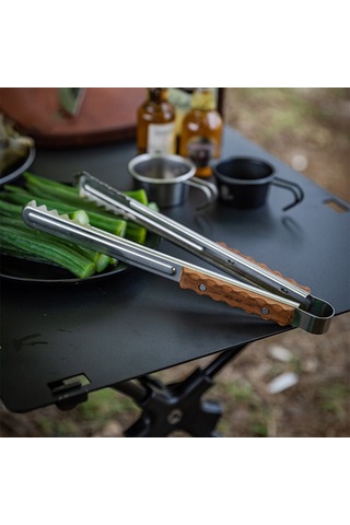 Geeksen 304 Paslanmaz Çelik Somunlu Grip, Anti-ısı Korkuluk, Büyük Boy Manav, Akşam Yemeği, Barbekü, Sosis, Balık, Sebze, Et Kızartma, Tost, Pişirme, Krokodil Dişli, Tutucu, Kol, Parça Çok Renkli