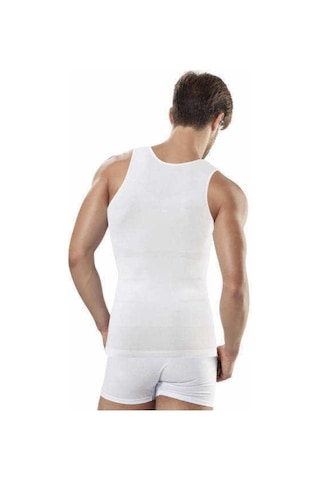 Modinn Erkek Beyaz Slim N Lift Korse Atlet 2010 Standart Korse Çok Renkli