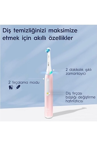 Oral-B İO Sensi Clean Şarjlı Diş Fırçası Pembe