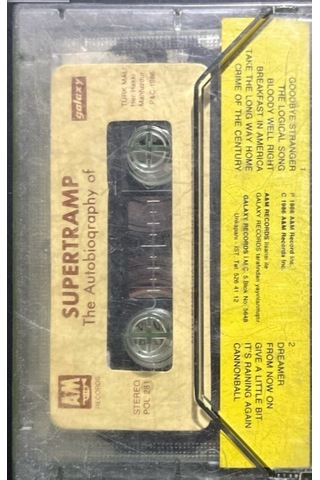 Plak Değildir Kaset Tir Supertramp The Autobiography Of Supertr