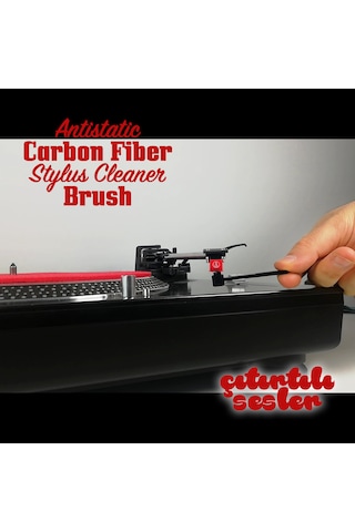 Pikap İğnesi Temizleme Fırçası