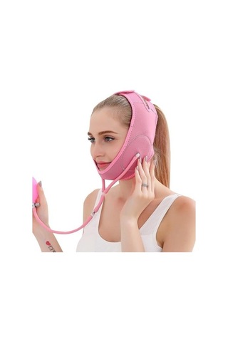 Hava Basın Up Kemer Ince Yüz Bandaj V Hattı Yanak Çene Kemer Yüz Şekil Şekillendirici Için Cilt Bakımı Güzellik Aracı Ev Kullanımı Güzellik Cihazları Nplovm Pembe