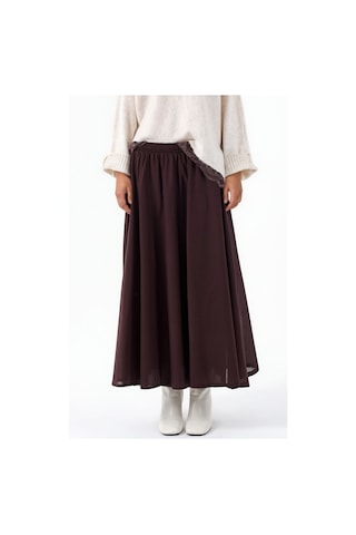 Hiccup Busem Polyester Etek Koyu Mocha Kahve