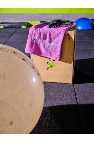 Spor Fitness Havlusu 40x100 Cm Pamuklu Pembe