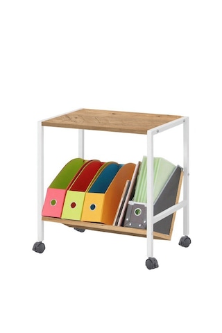 Tekerlekli Dosyalık - 60x35 - Atlantik Çam