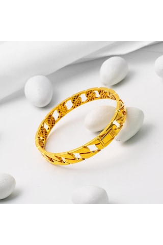 Gurmet Kelepçe 22 Ayar Altın Bilezik YISMS22K18154