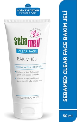 Sivilceye Yatkın Ciltler İçin Etkili Hyalüronik Asit İçerikli Nemlendirici Etkili Bakım Jeli 50 Ml