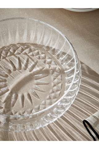 Cam Salata Kasesi - 21 Cm Orta Sunum Kasesi - 2 Li Çok Amaçlı Kase Meyvelik Şeffaf