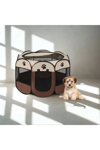 Kahverengi Kedi Doğum Çadırı Evcil Hayvan Kafesi Kedi Oyun Alanı Köpek Çadırı Köpek Evi Kedi Evi