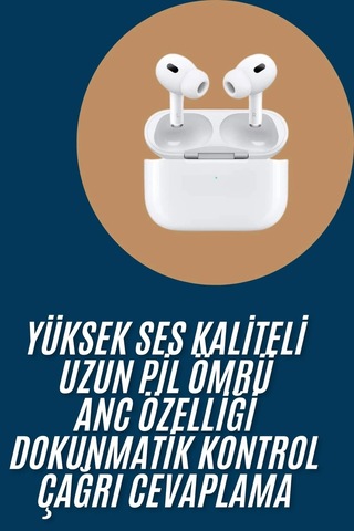 Yeni Nesil Pro Bluetooth Kulaklık Android Ve İos Uyumlu Dokunmatik Kontrol Diğer