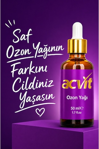 Acvit Saf Ozonlanmış Zeytinyağı 100 ML