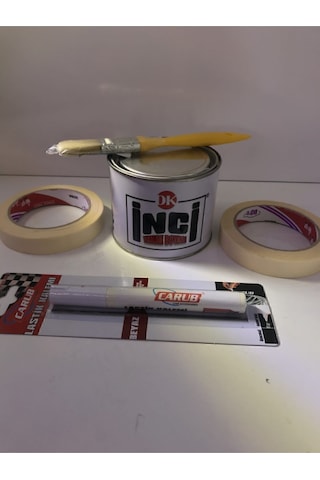 Ahmet Otomotiv Inci Yanak Boyası Takımı Ve Carub Lastik Yazı Kalemi