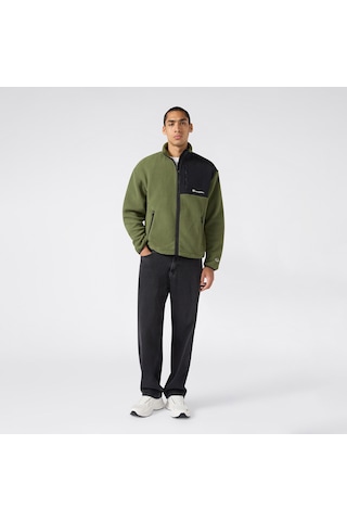 Champion Full Zip Top Erkek Yeşil Sweatshirt 223003