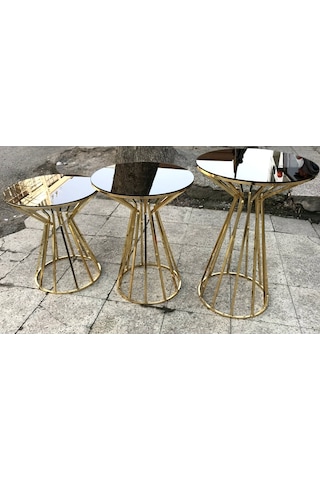 Brc Cadde Zigon Model Metal Çelik Gold Renk Kaplam Siyah Mermer T (378106715)