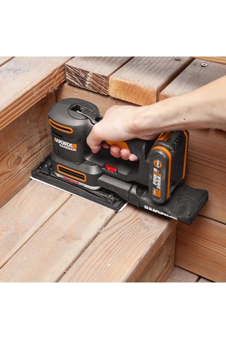 Worx WX820 20 V 2.0 Ah Li-ion Profesyonel Devir Ayarlı Çok Amaçlı Şarjlı Zımpara