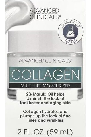 Advanced Clinicals Collagen Yüz Kremi 59ml