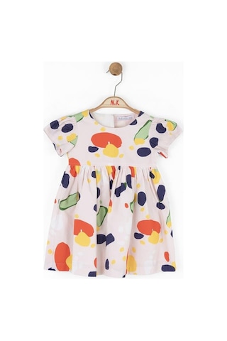 Nk Kids Kız Bebek Clown Elbise Coral Çok Renkli