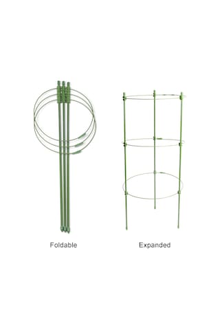 Neevoyu Boy Ayarı Yapılabilir 60cm Boyunda 28cm Çapında Bitki Tırmanma Sepeti - Bahçe Malzemesi 1 Adet