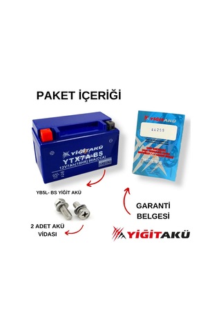 Revival Motosiklet Aküsü Ytx7a 12v/7ah Yiğit Akü