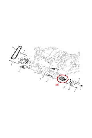 Yamaha Mt 125 Yağ Filtresi 1s7-e3440-00