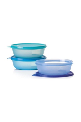 Tupperware Saklama Ve Servis Küçük Kap 3'lü Set Mavi Mavi Tupperware Saklama Ve Servis Küçük Kap 3'lü Set Mavi Mavi
