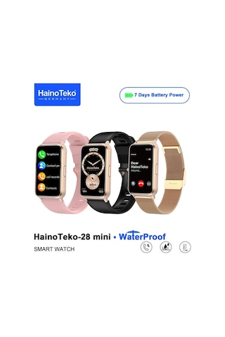 Akıllı Saati Bluetooth Arama Özellikli Sağlık Ve Spor Takibi 3 Kordonlu Kol Saati
