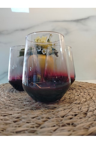 Md Lora Meşrubat Bardağı Bordo Bordo