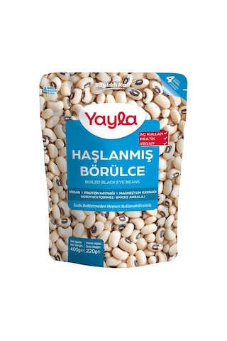 Yayla Haşlanmış Börülce 4 x 400 G