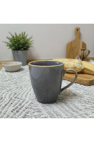 Seramik Kahve Kupası Gri
