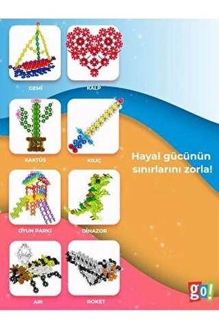Yaratıcı Diskler 500 Adet Stem Eğitimi Uyumlu Kilitli Diskler Eğitici Oyuncak
