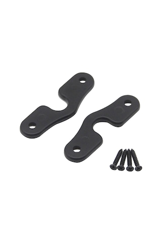 Tenfowee Jkjljt Güneşlik Sabitleyici Klips B Tipi, Siyah Alüminyum Alaşım, 10x3x2cm, 22g, 1 Adet