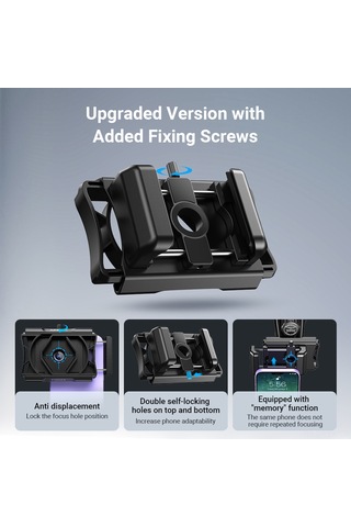 Yaozixa Apexel Apl-f002x Teleskop Telefon Bağlantısı: 23-50mm Gözlük Çapı, 66-95mm Telefon Genişliği, Bluetooth Şerit, Siyah Pa+gf Malzeme