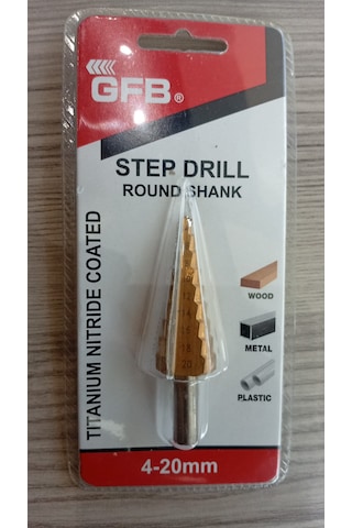 Kademeli Matkap Ucu 4-20mm