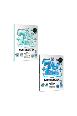 Yediiklim Ayt Yedi Adımda Temelden Zirveye Matematik 1. Ve 2. Kitap Video Anlatımlı Çözümlü Soru Bankası Seti
