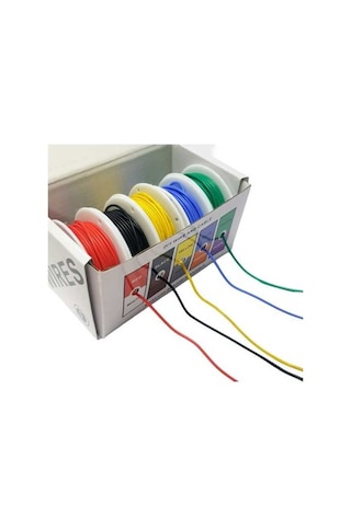 Çok Damar Montaj Kablosu Paketi - Pvc 18 Awg 5x5 Metre