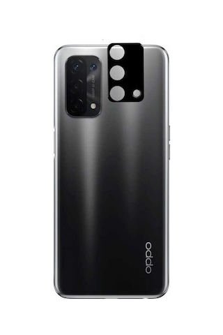 Ceponya Oppo A74 4G 3D Kamera Lens Koruyucu Temperli Cam