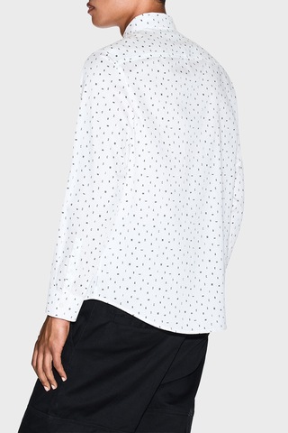 Armani Exchange Erkek Gömlek Xm001942 Af19194 F0027 Beyaz Beyaz