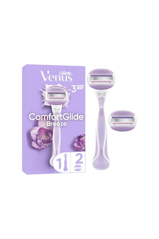 Gillette Venus Comfortglide Breeze Kadın Tıraş Makinesi + Yedek Tıraş Bıçağı 2'li Sku: Smg8690010386182