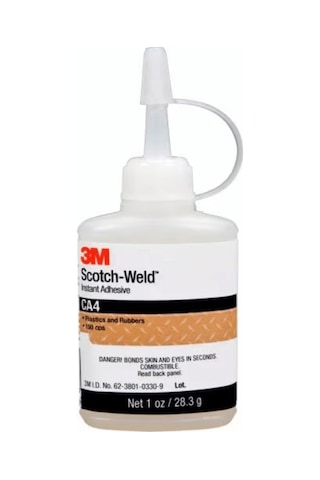 3m Scotch-weld Ca4 Hızlı Yapıştırıcı, Şeffaf - 30 Gr