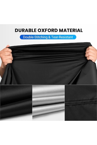 Su Geçirmez Motosiklet Örtüsü Xxl, Uv Ve Toz Koruma, Oxford Kumaş, Turuncu-siyah