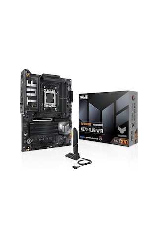 Asus Tuf Gamıng X870-plus Wıfı Ddr5 8000mhz 1xhdmı 2xusb4 4xm.2 Am5 Atx Amd Am5 9000/8000/7000 Seri