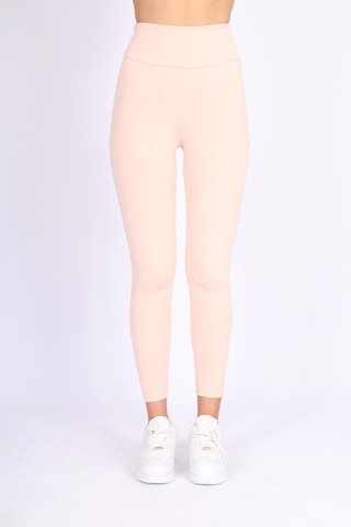 Soft&Basic Toparlayıcı Ve Esnek Pembe Renk Tayt Pembe
