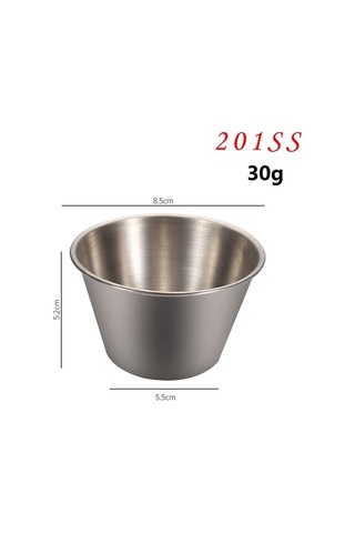 Sones Paslanmaz Çelik Tortilla Salata Domates Sosu Kupası, Özellikler 201 Büyük